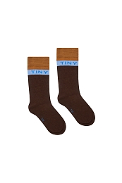 Носки Brown Colour Block Medium от бренда Tinycottons