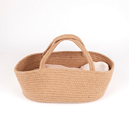 Вязаная кроватка-переноска для кукол от бренда Egmont Toys