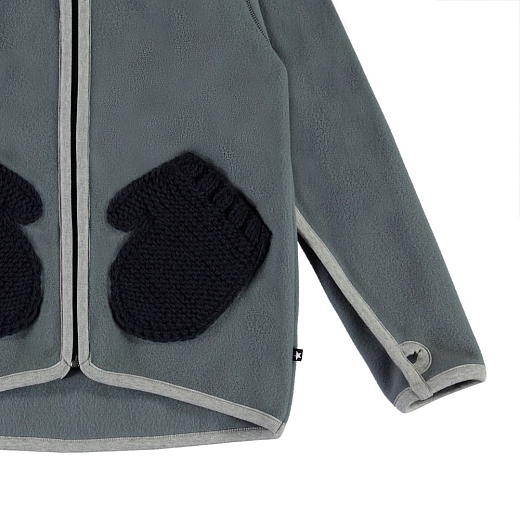 Куртка флисовая серая от бренда MOLO
