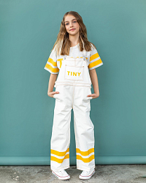 Футболка STRIPES TINY от бренда Tinycottons Молочный
