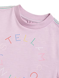 Футболка Stella Pattern от бренда Stella McCartney kids Фиолетовый