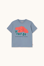 Футболка ORANGE DOG от бренда Tinycottons Серый