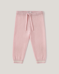 Джемпер и джоггеры розового цвета с принтом лошадки от бренда Anna Leon