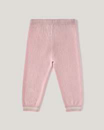 Джемпер и джоггеры розового цвета с принтом лошадки от бренда Anna Leon