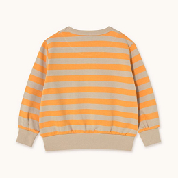Свитшот Orange Stripes от бренда Tinycottons