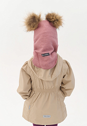 Шапка-шлем Double fur Rose от бренда Peppihat
