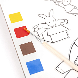 Набор для раскраски магнитов "Семья кроликов" от бренда Egmont Toys