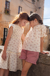 Платье Ester Cream Flower от бренда C'ERA UNA VOLTA