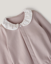 Набор боди с воротником розового, зеленого, белого цвета от бренда Anna Leon