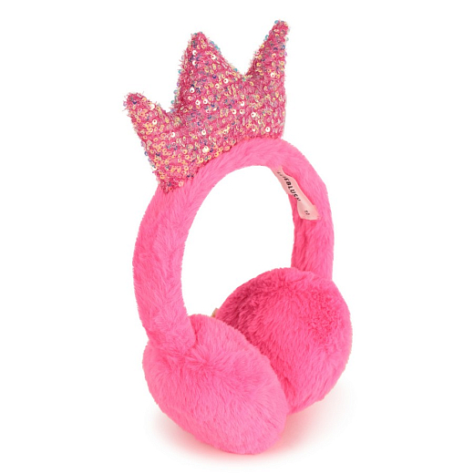 Наушники меховые Pink Crown от бренда Billieblush