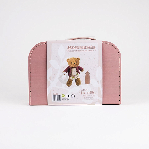 Мишка "Морризет и чемоданчик" от бренда Egmont Toys