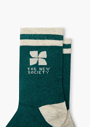 Носки TNS Logo Socks Dark Sea НЕТ ФОТО от бренда The New Society