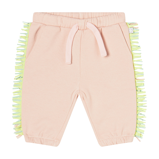 Джоггеры розовый с бахромой от бренда Stella McCartney kids