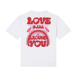 Футболка Love is All от бренда Stella McCartney kids Белый