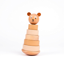 Пирамидка Мишка Марсель от бренда Egmont Toys