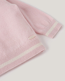 Джемпер и джоггеры розового цвета с принтом лошадки от бренда Anna Leon