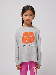 Лонгслив Joyful Face от бренда Bobo Choses