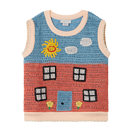 Жилет Farmyard Applique от бренда Stella McCartney kids