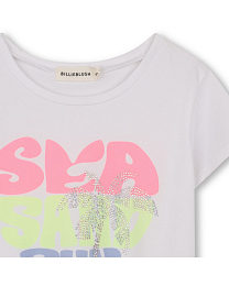 Футболка SEA SAND SUN от бренда Billieblush Белый