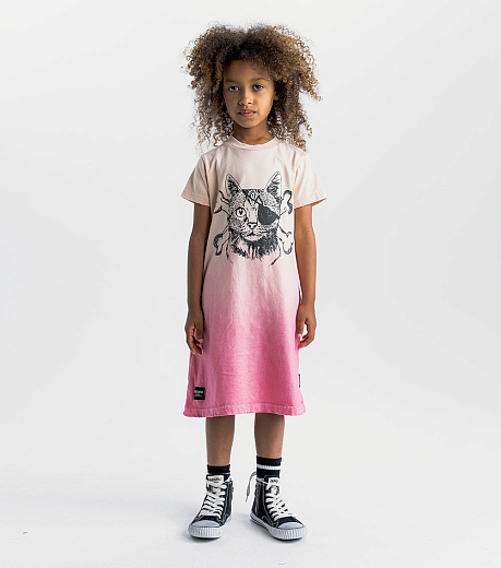 Платье CAPTAIN CAT NUDE HOT PINK от бренда NuNuNu