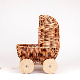 Коляска для кукол плетеная от бренда Egmont Toys