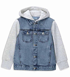 Куртка джинсовая с трикотажными рукавами от бренда Original Marines