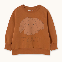 Свитшот CURLY DOG от бренда Tinycottons