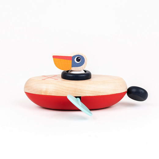 Лодка заводная с пеликаном от бренда Egmont Toys