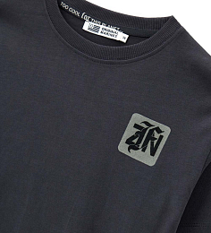 Лонгслив с констрастными рукавами от бренда Original Marines