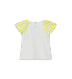 Футболка с цветком от бренда Original Marines Белый