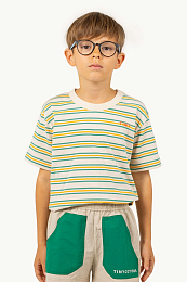 Футболка STRIPES MULTICOLOR от бренда Tinycottons Молочный