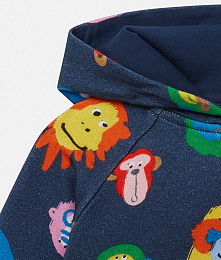 Толстовка Monkey Family от бренда Stella McCartney kids