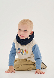 Снуд Crot merino fleece night blue от бренда Peppihat