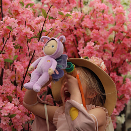 Кукла мягкая Betty Butterfly - Purple от бренда Olli Ella