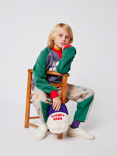 Свитшот Color Block от бренда Bobo Choses