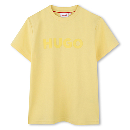 Футболка Yellow Logo от бренда HUGO Желтый