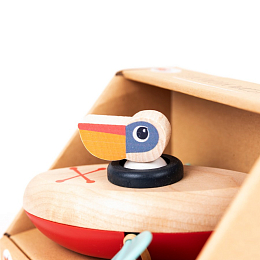 Лодка заводная с пеликаном от бренда Egmont Toys