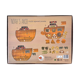 Сортер из дерева "Ноев ковчег" от бренда Egmont Toys