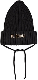 Шапка RIB Black от бренда Mini Rodini