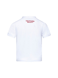 Футболка Checkered Logo от бренда Trussardi Белый