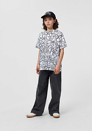 Футболка Rodney Net Doodle от бренда MOLO Белый