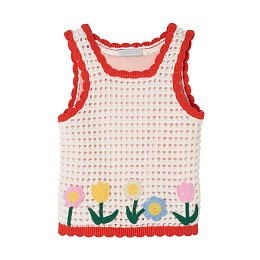 Майка-топ Floral Applique от бренда Stella McCartney kids