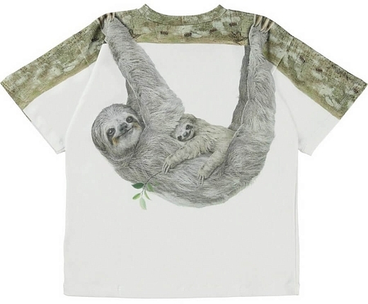 Футболка Rillo Hanging Sloth от бренда MOLO Белый