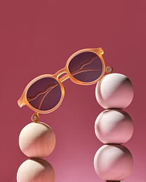 Очки TEEN & ADULT Oval Sunglasses-Classic Olivio-Sand beige от бренда Olivio and Co