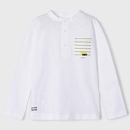 Рубашка-поло белого цвета от бренда Mayoral