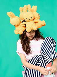 Зайчик Miffy ECO Corduroy yellow от бренда Bon Ton Toys