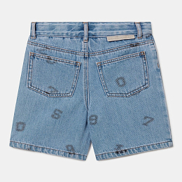 Шорты Numbers Print от бренда Stella McCartney kids