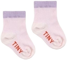 Носки SOLID QUARTER PINK от бренда Tinycottons