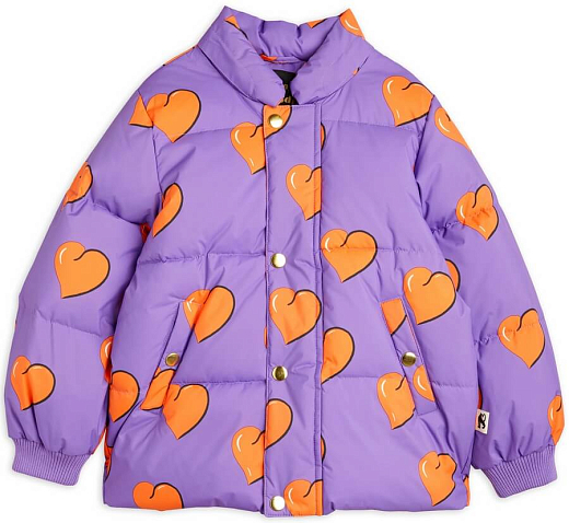 Куртка HEARTS LILAC от бренда Mini Rodini