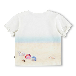 Футболка Eline Beach Dog от бренда MOLO Белый Разноцветный